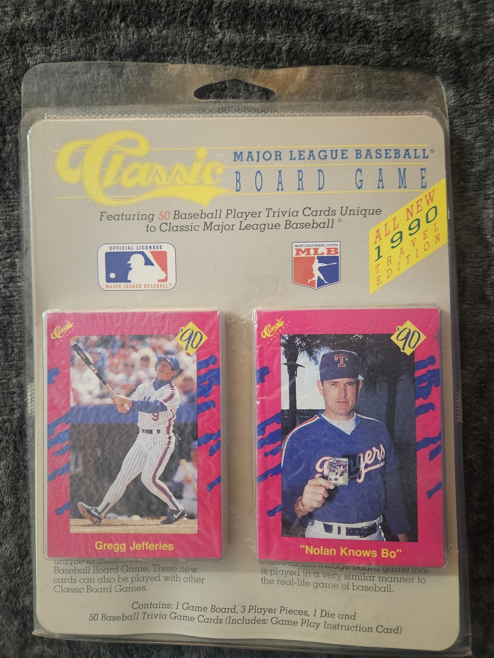 SEALED 1990 Travel Edition Classic Major League Baseball Board Game 50 MLB Cards